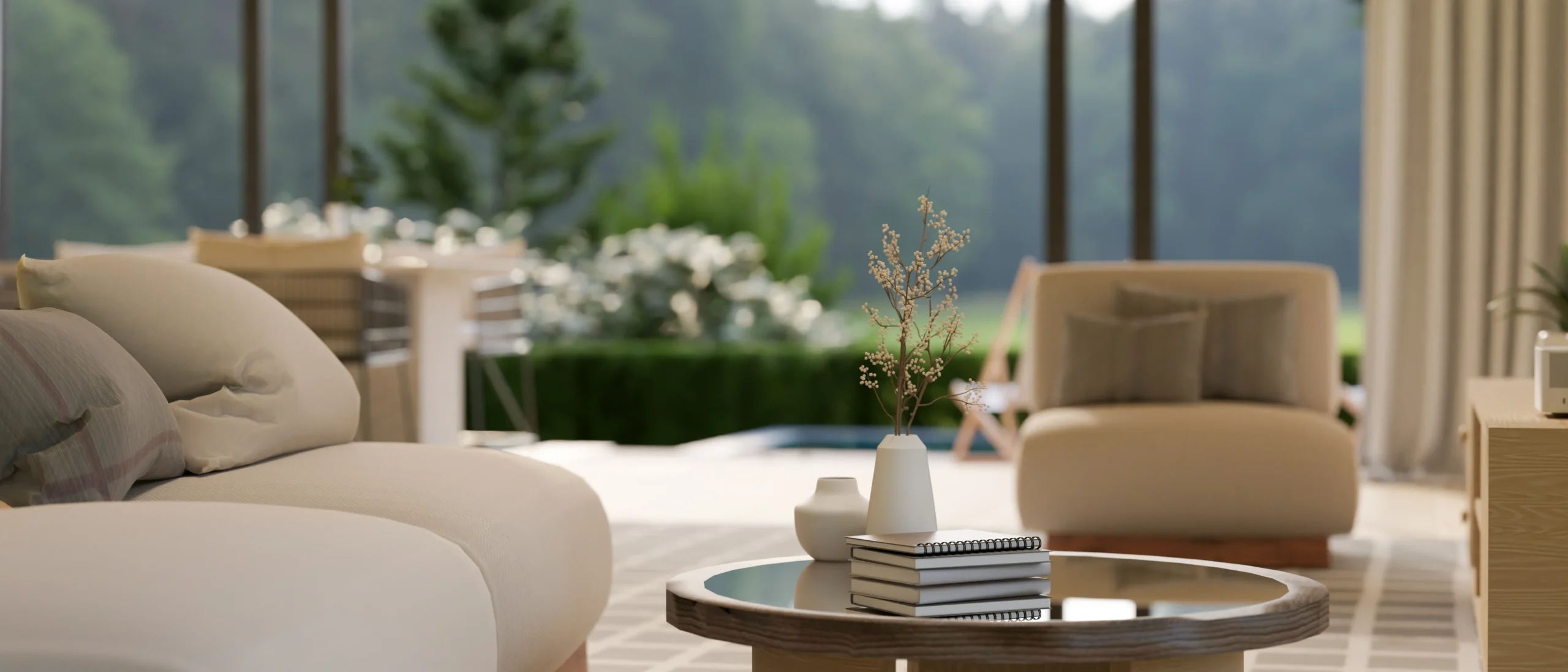 Premium residential living environment with advanced technology and refined modern design